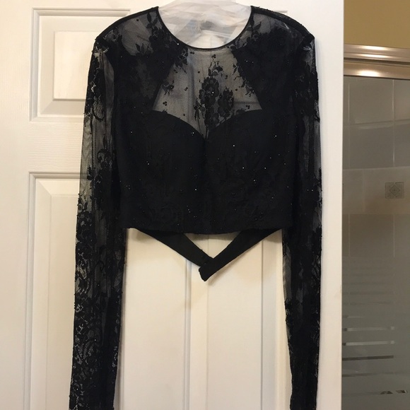 Two piece Sherri Hill Homecoming Dress - Picture 2 of 8